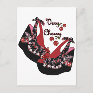 Postal Zapatos RAB Rockabilly Muy Cereza