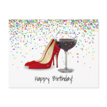 Zapatos Rojos Y Vino Rojo