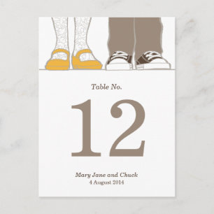 Postal Zapatos y zapatillas de mujer Boda ilustrado