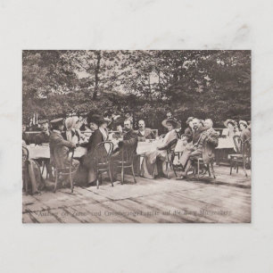 Postal Zár de la familia de Rusia & Reales de Hesse Tarje