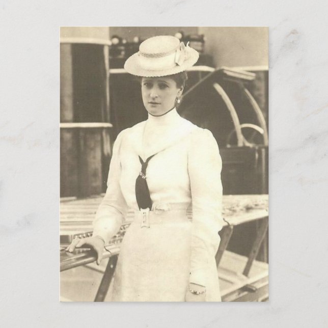 Postal Zar - TSARINA ALEXANDRA Romanov Rusia #294 (Anverso)