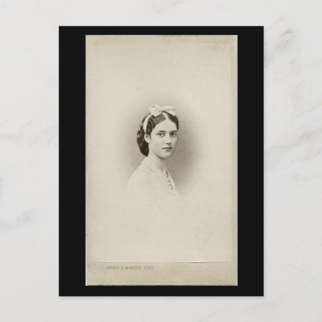 Postal Zar - Tsarina Maria "Minni" Romanov Russia #124 (Anverso)