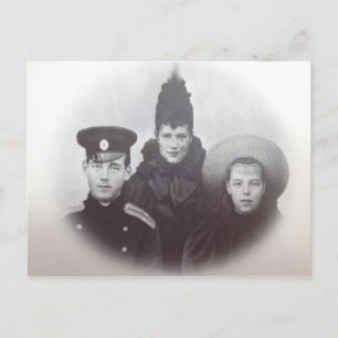 Postal Zar - TSARINA MARIE & OLGA & MICHAEL Rusia #098