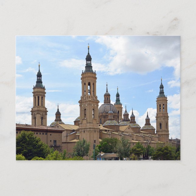 Postal Zaragoza. Catedral de Nuestra Señora del Pilar. (Anverso)