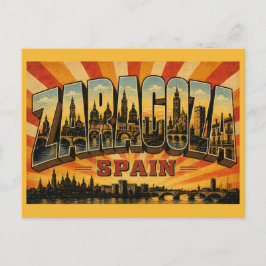 Postal Zaragoza España Basílica del Pilar