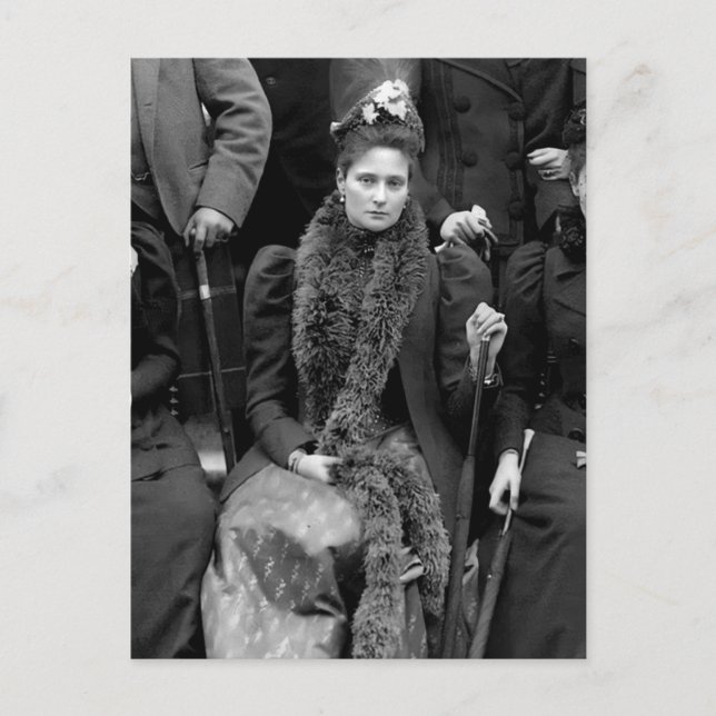 Postal Zarina de Rusia nacida princesa Alix de Hesse (Anverso)