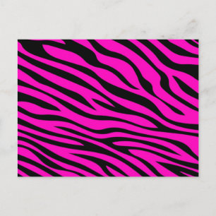 Postal Zebbra Strips Pink