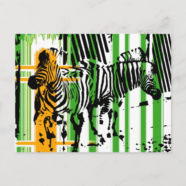 Postal Zebra (Anverso)