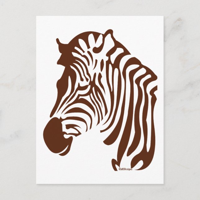 Postal Zebra (Anverso)