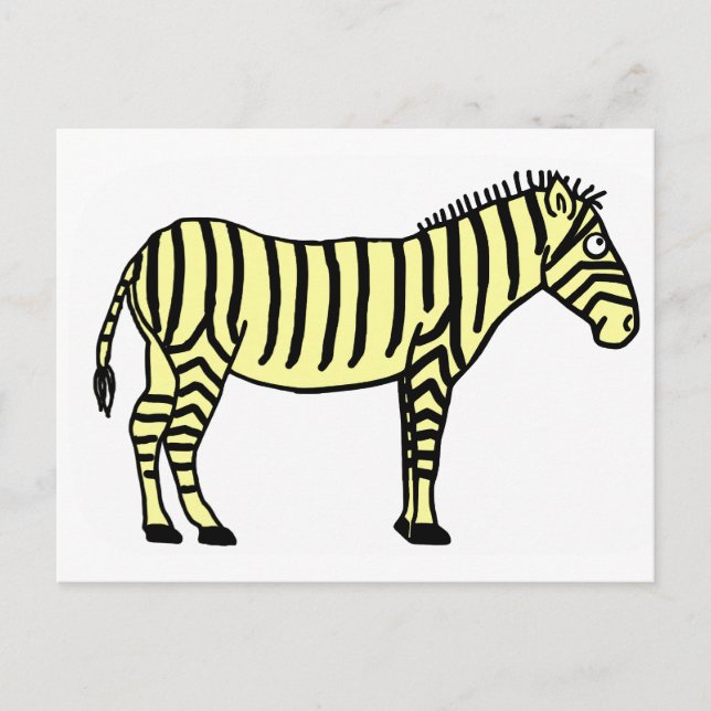 Postal Zebra (Anverso)
