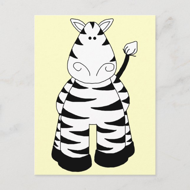 Postal Zebra (Anverso)