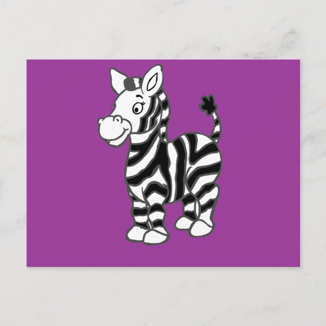 Postal Zebra (Anverso)