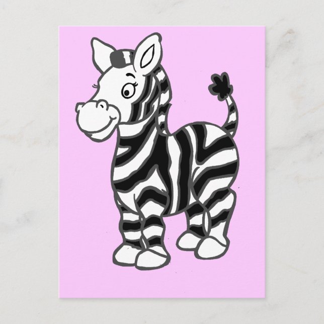 Postal Zebra (Anverso)