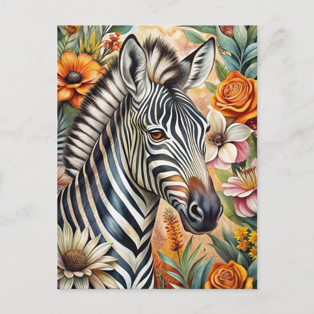 Postal Zebra (Anverso)