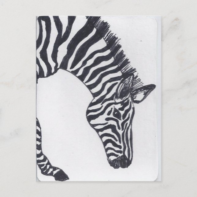 Postal Zebra (Anverso)