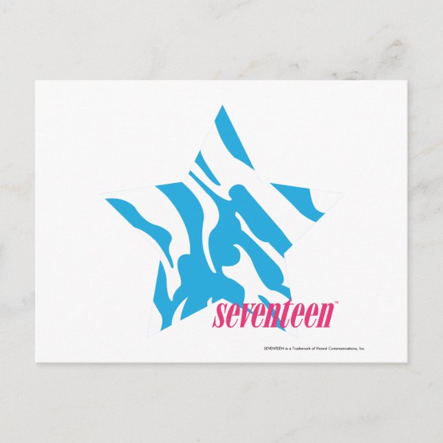 Postal Zebra Aqua 3 (Anverso)