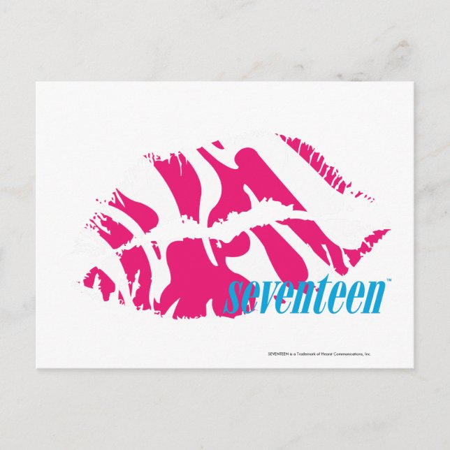 Postal Zebra Magenta (Anverso)