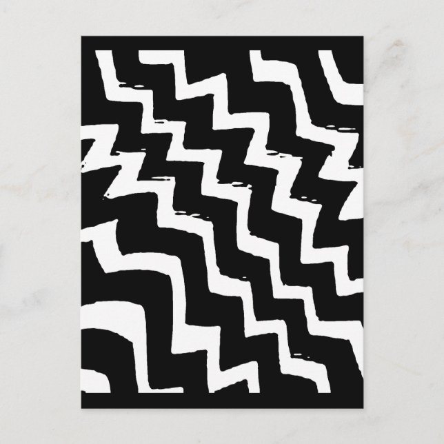 Postal Zebra Zigzag (Anverso)