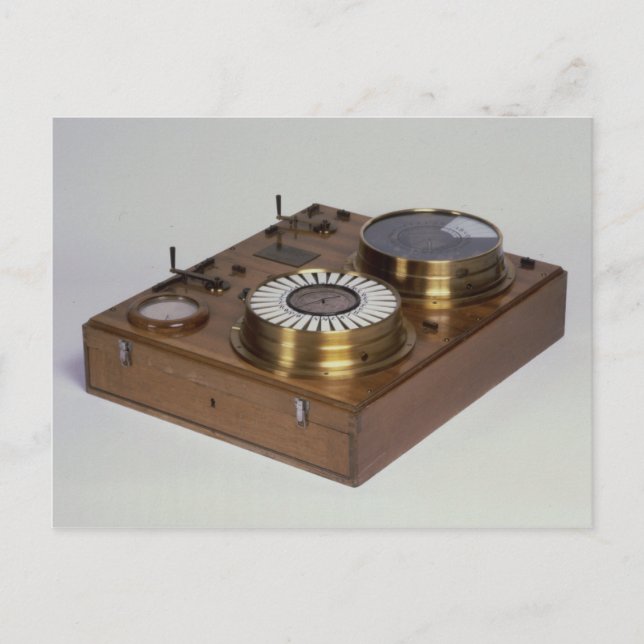 Postal Zeigertelegraph, producido por Werner von (Anverso)