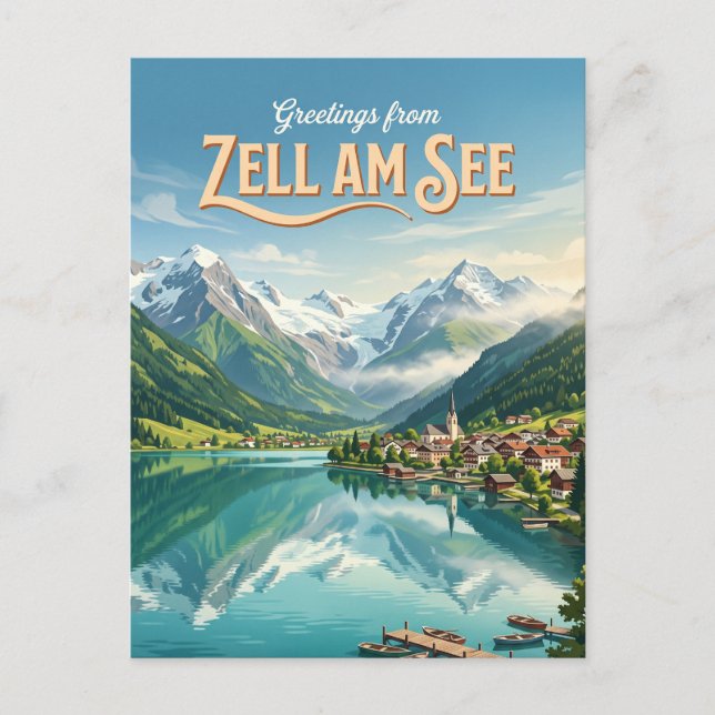 Postal Zell am See Austria (Anverso)