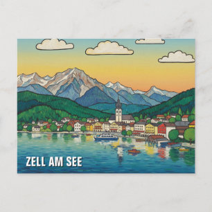Postal Zell am See Viajes Austria
