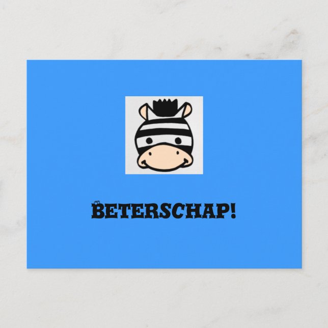 Postal Zemo Beterschap (Anverso)