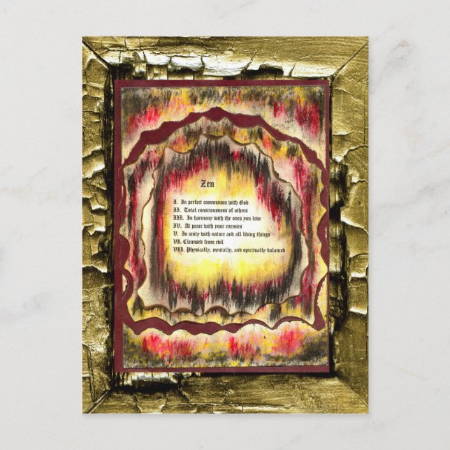 Postal Zen (Anverso)