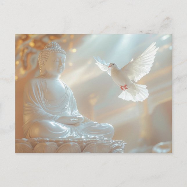 POSTAL ZEN - BUDISMO - MEDITACIÓN (Anverso)