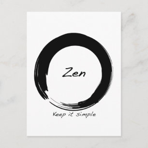 Postal Zen: Manténganlo simple