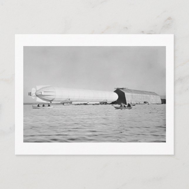 Postal Zeppelin Garage, 1908 (Anverso)