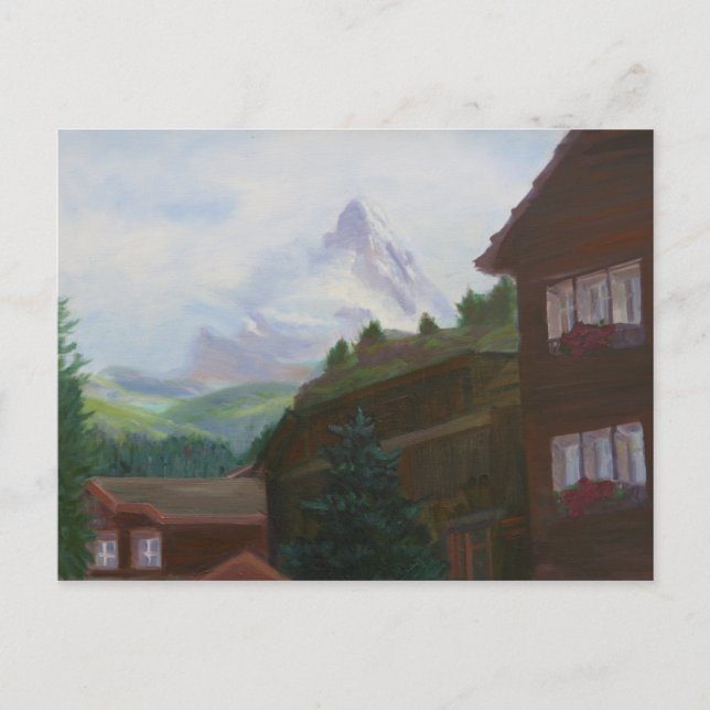 Postal Zermatt (Anverso)