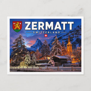 Postal Zermatt - Matterhorn - Suiza