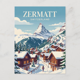 Postal Zermatt, Suiza