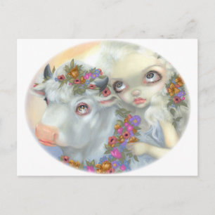 Postal "Zeus y Europa"