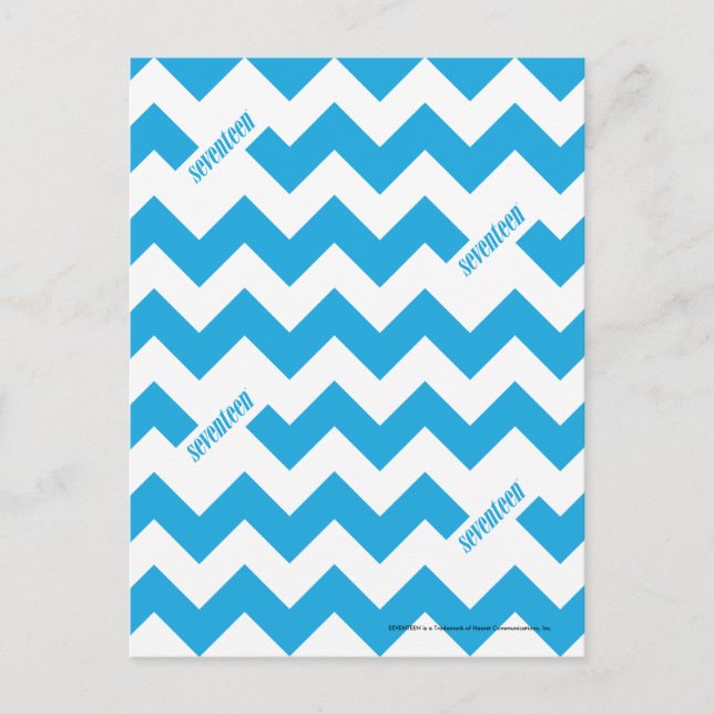 Postal ZigZag Aqua (Anverso)