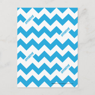 Postal ZigZag Aqua
