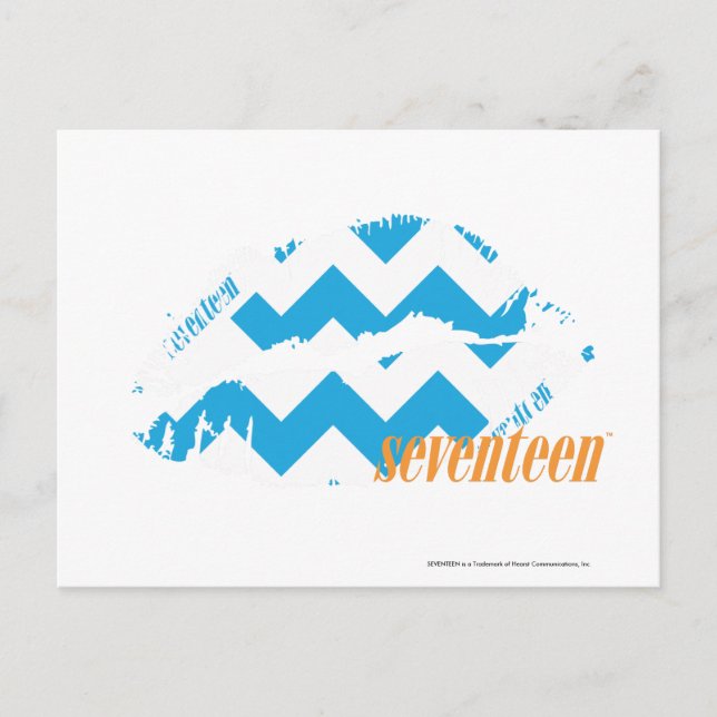 Postal ZigZag Aqua (Anverso)