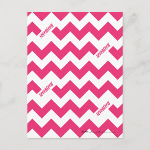 Postal ZigZag Magenta
