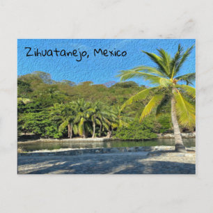 Postal Zihuatanejo, México