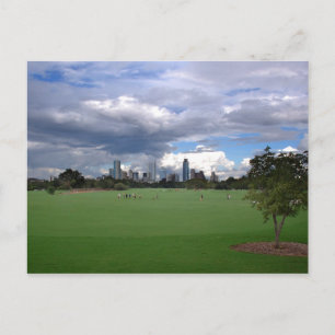 Postal Zilker Park Austin Texas Skyline 3