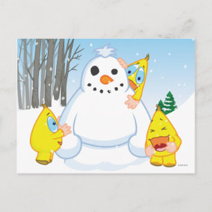 Postal Zingoz Snowman
