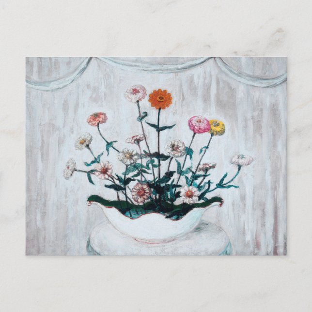Postal Zinnias | Florine Stettheimer (Anverso)