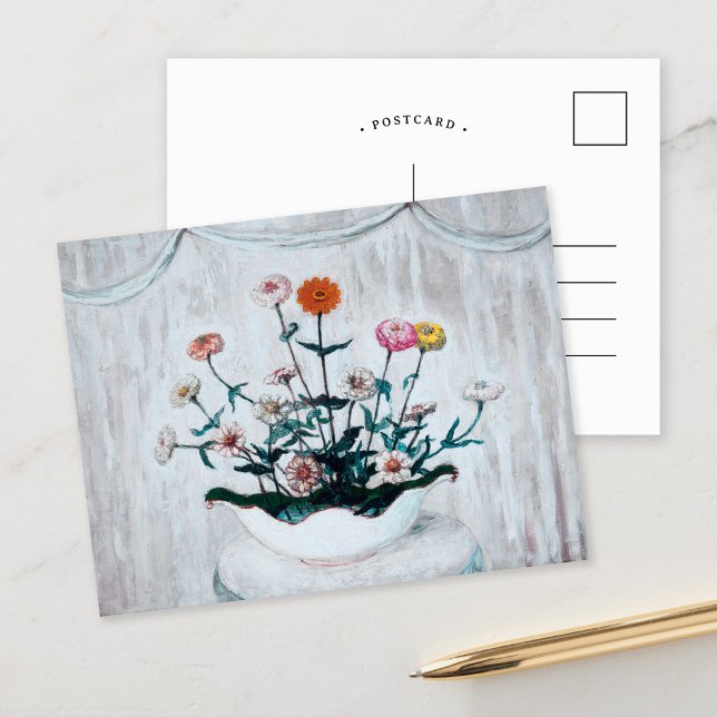 Postal Zinnias | Florine Stettheimer (Subido por el creador)