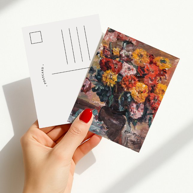 Postal Zinnias | Lovis Corinth (Subido por el creador)