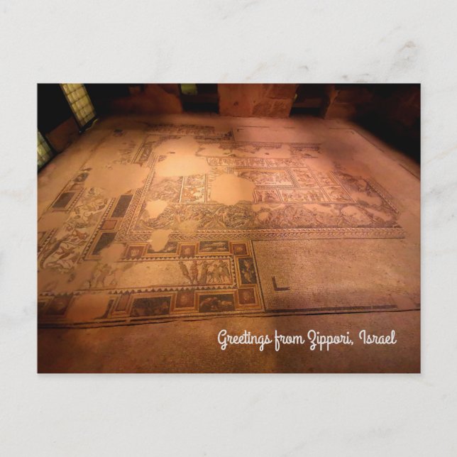 Postal Zippori, Isarel (Anverso)