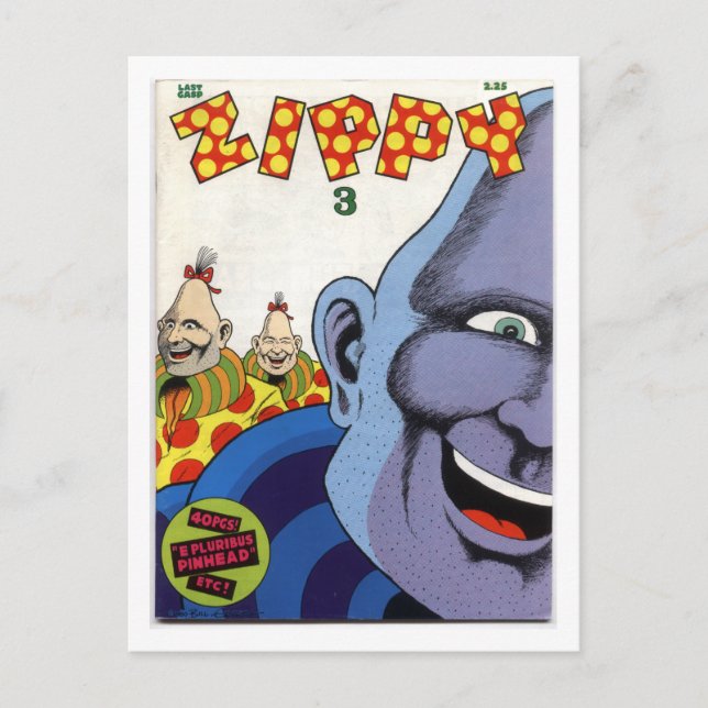 Postal Zippy 3, 1980 (Anverso)