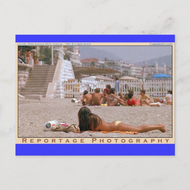 Postal ZNICEGoldBikini (Anverso)