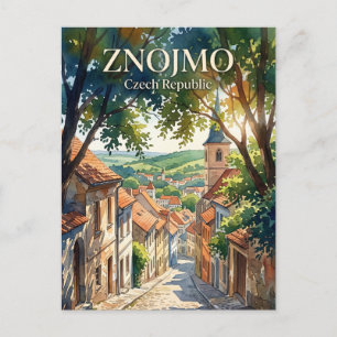 Postal Znojmo, Región de Moravia Meridional, República Ch