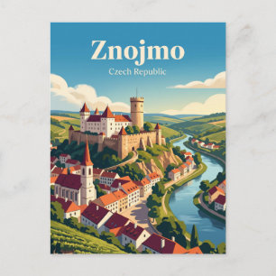 Postal Znojmo, Región de Moravia Meridional, República Ch