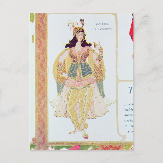 Postal Zobeide (Anverso)